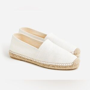 J Crew Made-in-Spain Espadrille Line Flats, Size 7.5